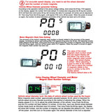 36V 48V 60V Waterproof LCD Display Speed Electric Scooter Digital Twist Throttle  Hall Speedometer Show Ebike Three Speed mileag