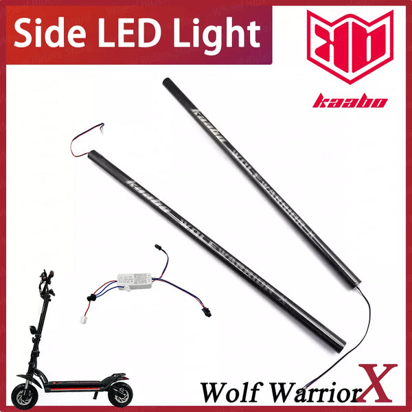 Upgrade Kaabo Wolf Warrior X Wolf 10inch Black Side LED Light Red WolfWarrior Electric Original Skateboard Scooter Parts Lamp