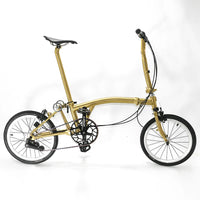 Titanium Folding Bike Titanium Frame/Fork/Seat Tube/Stem 16inch Inside 5 Speed Folding Bike