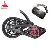 SiAECOSYS 12 X 3.5 inch QS138 3000W 72V 100KPH Mid Drive Motor CAN Controller for Adult Electric Motorbike