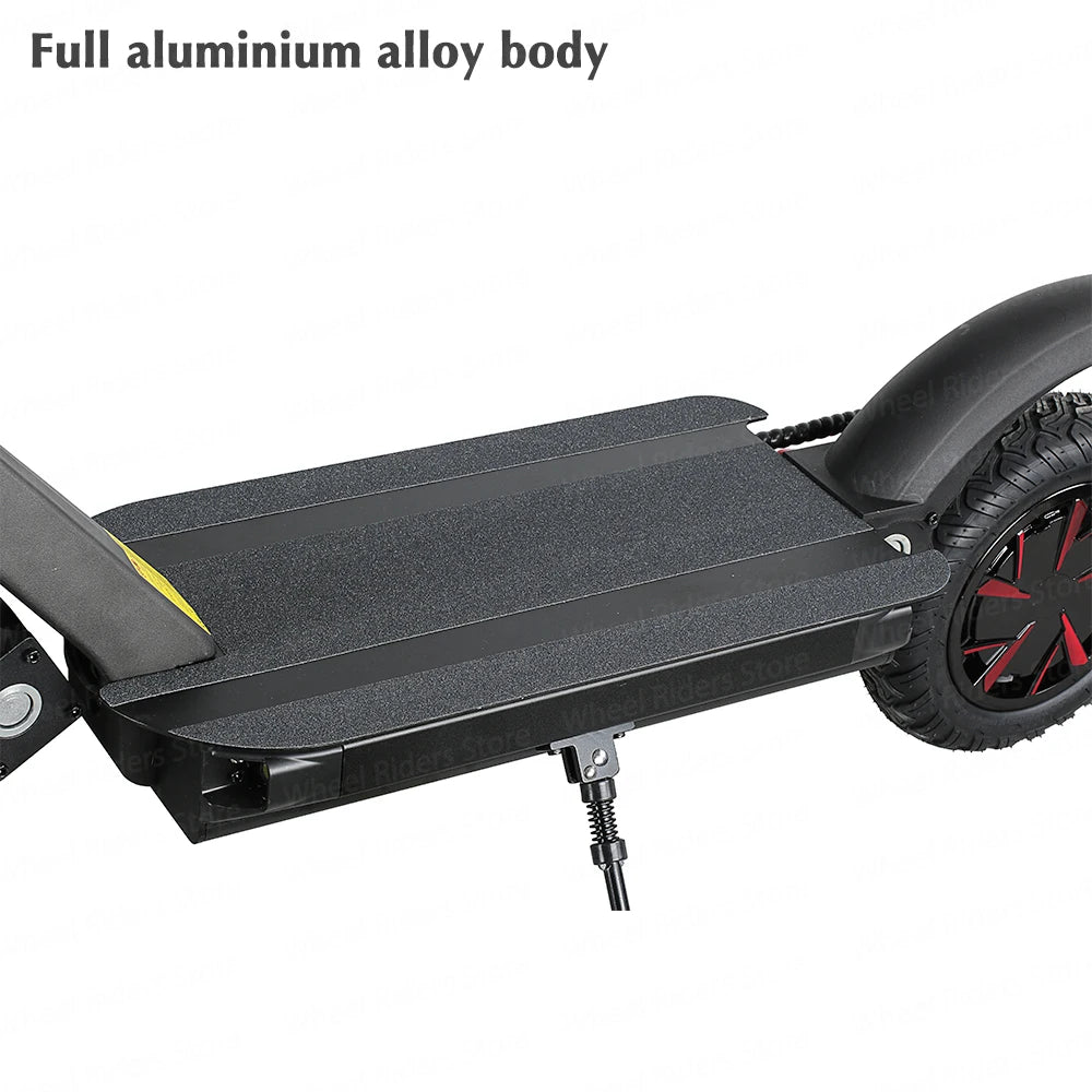 EcoRider E4-9 Electric Scooter 10inch Dual Motor Folding 3600W Brushless Hub Motor Off Road Vacuum Skateboard