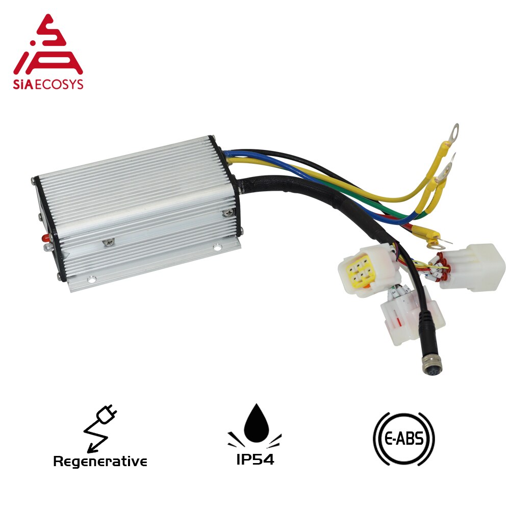 SiAECOSYS QSMOTOR 1200W 48V 50kph Hub Motor with QSKLS4812S controller and kits for Electric Bike