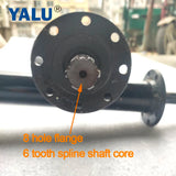 Electric Tricycle Rear Bridge six Spline shaft Split axle match for 2.2kw Unitmotor bigger power differential brushless Motor