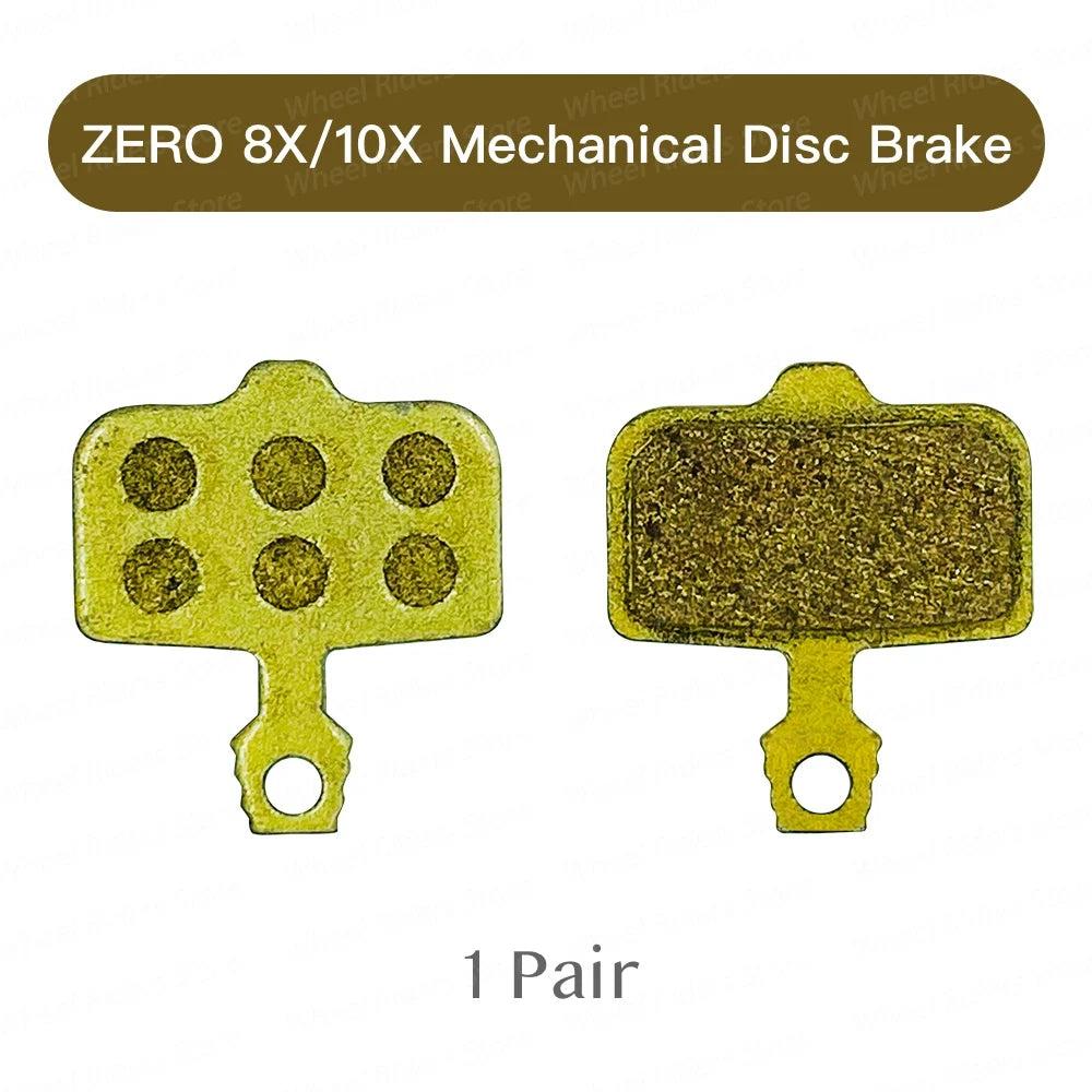 thumbnail image 2 of 2 Pairs RAOOGO Brake Pads For Zero 9/10, Speedway 1/2/3 Electric Scooters – All-Metal & Ceramic, Gold 2 of 3