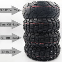 10x3.0inch Semi Off Road Snow Tire Trye Tube Zero 10x Kaabo Mantis 10inch Blade 10 Electric Scooter Wheel Winter Anti-Skid