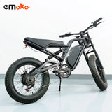 Emoko D20 electric motorcycle bike 20 inch off road fat tyre 48V max speed 50km 1000w motor adult electric bicycle