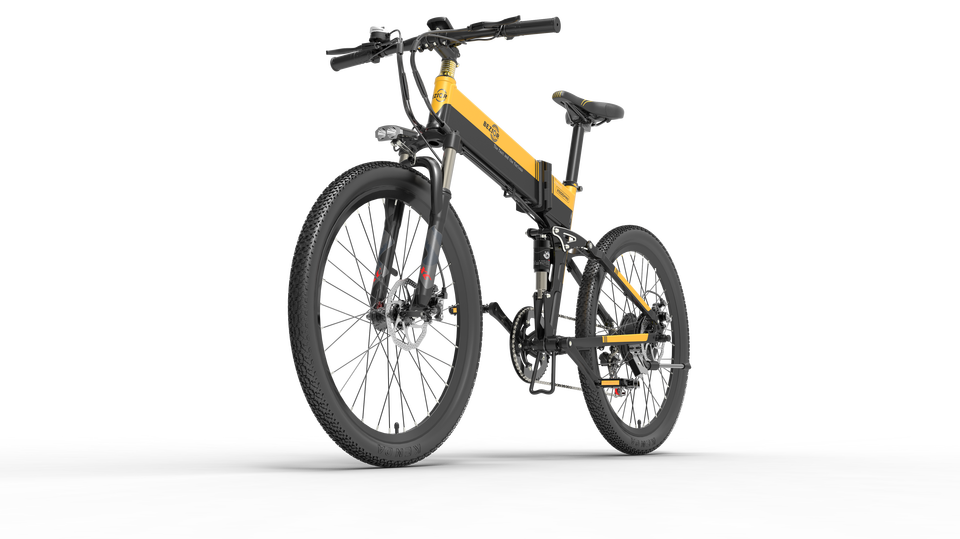 BEZIOR X500 PRO Off-Road Electric Mountain Bike - 500W Motor, 48V 10.4Ah Battery, 26*1.95 Tires 7-Speed Gears  Fukujo Wheels