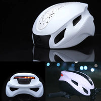 Unique Cycling Smart Helmet with WiFi Camera 1080P, FHD Camera in Bike Helmet with Warning Lights for Rider Safety