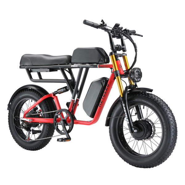 KETELES KS600 E-Bike Dual Motor 1000W Dual Battery 17.5AH Electric Bike Fat Tire Electric Bicycle