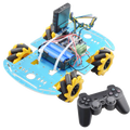 Cheapest PS2 Wireless RC Smart Mecanum Wheel Omni Robot Car Chassis Kit with 4pcs TT Motor for Arduino Raspberry Pi DIY Toy Part