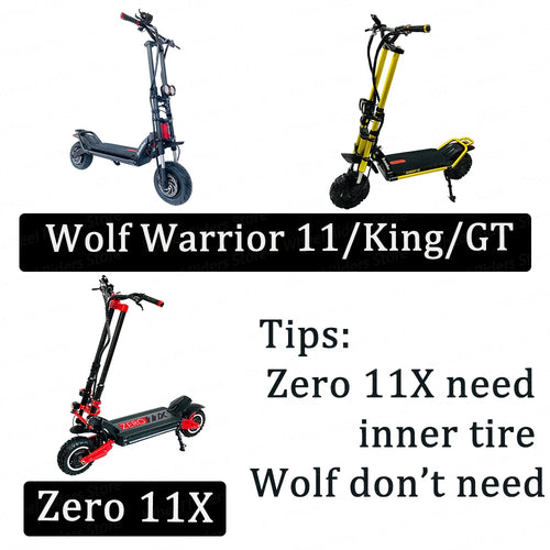 11 inch 90-65/6  Wolf Warrior Wolf King Wolf GT Zero11X Scooter Tire 11inch Vacuum Tubeless Tire Off Road Street Wheel Parts Tube