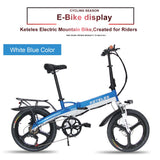 KETELES KS6 integrated wheel folding Electric Bicycle 48V 350W 10AH 20 inch wheel Folding Electric Bike