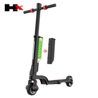 HX X6 Folding Electric Scooter  Quadruple Folding 6 AH Detachable Battery  5.5 Inch  Compact and Portable E-Scooter for Commuting and Urban Adventures