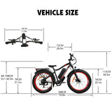 Baolujie Hot Sale Electric Mountain Bike: 26 Inch Fat Tire Ebike with 48V750W Power and LCD Display