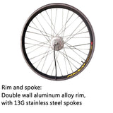 Electric Bicycle Rear Wheel Conversion Kit Electric Bicycle Batteries, Rear Rack, Other Accessories