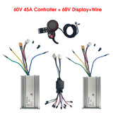 YunLi Upgrade 60V 45A Controller Display Accelerator for FLJ 13inch Dual Motors 6000W Electric Scooter Meter Instrumentation