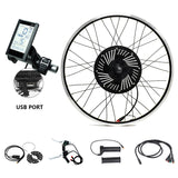 Newest ebike kit The Controller Built In the Motor 48V 1200W Electric Bike Conversion Kit with waterproof cable system