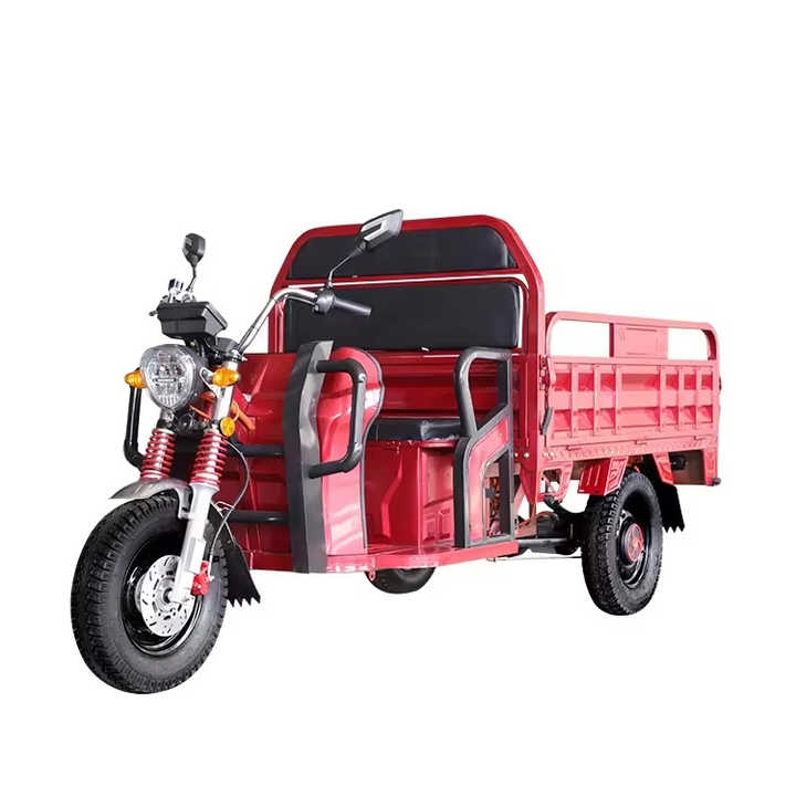 Nice Quality COC/EEC NIUDIAN 1500W Power Electric Tricycle 3-Wheel Open Body Fat Tire for Adults Cargo Tricycle