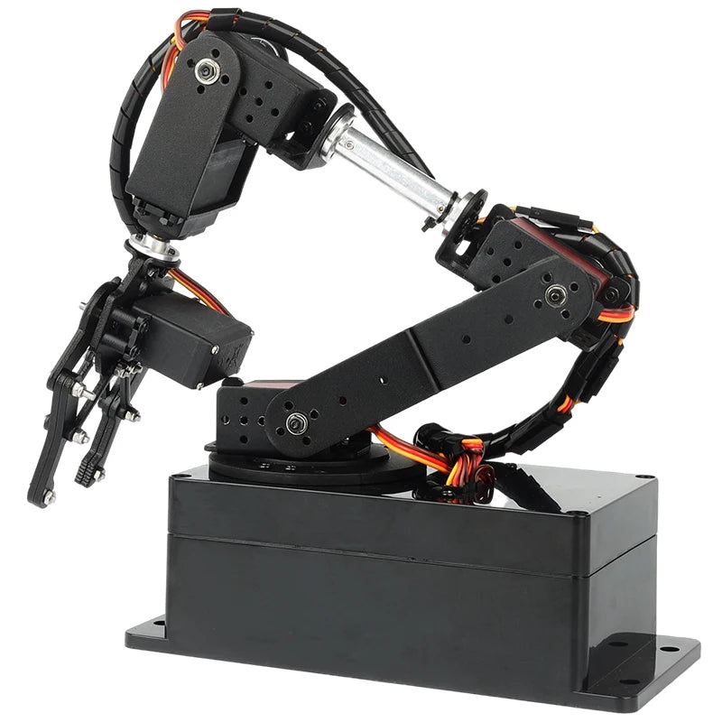 6 dof Robot Arm Multi DOF Manipulator Robotics Gripper Claw PS2 Controller Digital Serco For Arduino Programming