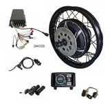 Extreme 12000W Ebike Conversion Kit - Top Speed Brushless Spoke Rear Hub Motor with Programmable Controller for 17-21 Inch Wheels