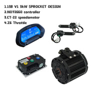 Fardriver ND72530 Controller with QSMOTOR 138 3000W V1 V2 70H 72V 100KPH Mid drive Motor conversion kit 