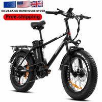 SAMEBIKE XWC05 20 inch aluminum alloy 750W high speed high power motor li-ion battery fat tire mountain electric bike
