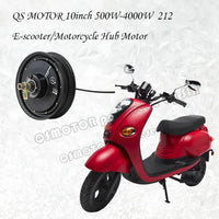 New update QS Motor 10x2.15inch 212 1000W 30H E-Scooter In-Wheel Hub Motor hot sale version