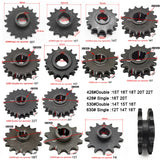 12T 14T 15T 16T 18T 20T 22TElectric tricycle 428 single sprocket 530 double chain single row gear 630 motorcycle drive sprocket