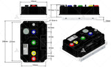 Free Shipping FarDriver Controller ND721200 Match for QS180 8000W Mid Drive Motor