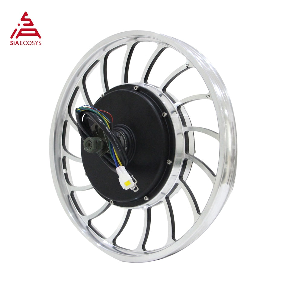 QSMOTOR 20X2.125inch 1000W 205 V2 Electric Bike Cast Wheel Hub Motor With KLS4812S For Electric Bicycles Solar Tricycle
