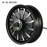 SiAECOSYS QSMOTOR 12inch 1500W 72V/48V 55kph Hub Motor with EM50SP Controller and Kits for Electric Scooter