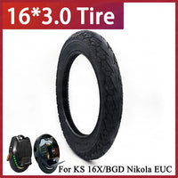 Original 16*3.0 Tyre Outer Tire Inner Tire Suit For KS 16X BEGODE Nikola Unicycle Outer Tube Inner Tube Spare Parts Accessories