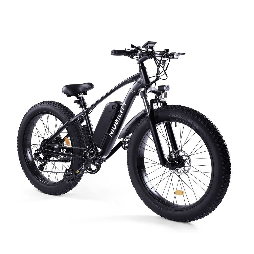 Niubility B26 1000W Electric Mountain Bike 26 Inch Wheel 48V 12.5Ah Lithium Battery Ebike with 26*4.0 Inch Fat Tires Electric Snow Beach Bicycle