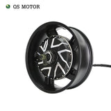 QSMOTOR 17X6.0inch 12000W V4 96V 157kph Hub Motor With SIAPT96800 Controller For High Power Electric Motorcyc