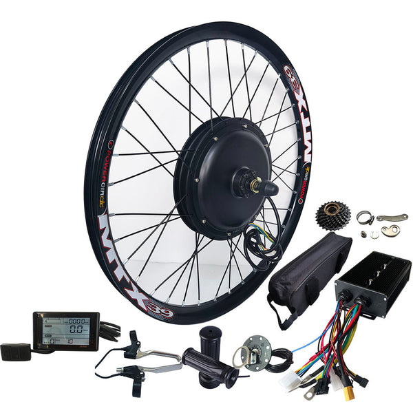 NBPowers 48V 60V 72V 2000W hub motor electric bicycle conversion kit for 20 24 26 28 29 inch Ebike DIY ebike kit