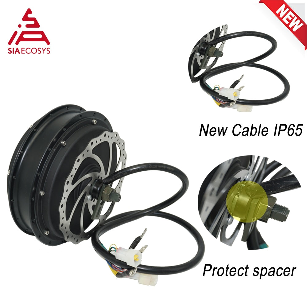 QS/SIA E-Bike 3KW Spoke Hub Motor Laced Into 19x1.6inch Moped Wheel Rim With SIA7230 Controller and Conversion Kits