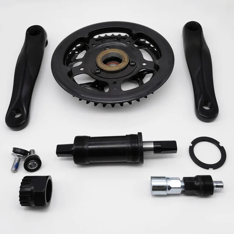 Mountain Bike Middle Drive Motor Kit Accessory BB mtb bicycle chain wheel crank set for DIY Ebike Conversion Kit