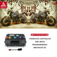 Free Shipping FarDriver ND841200/ND961200 600A 8-12kW High Power Electric Motorcycle Controller With Bluetooth