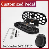 Customized EUC CNC Pedals Ninebot Z6 Z10 Honeycomb Pedal Electric Unicycle Pedal E-unicycle Monowheel Parts