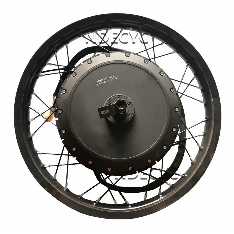 NBpower/QS V3 273 40H Motorcycle 18" 19" 21" 48-96V 8000W Ebike Motor Wheel Electric Bike Rear hub Motor 150mm Dropout Width