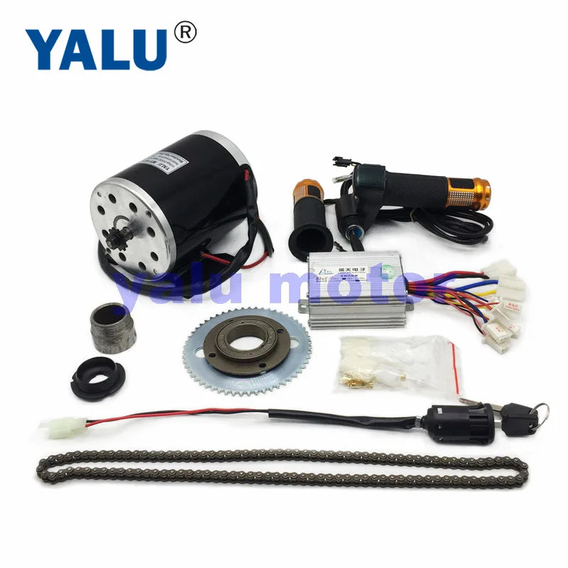 24-48V 500-1000W Electric Scooter Motor Electric Bike Belt Drive MY1020 High Speed Belt MOTOR  electric scooter conversion kit