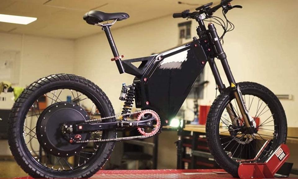 High-Speed 8000W Electric Bike Conversion Kit - Gearless Brushless Hub Motor with Optional TFT Display for 18-19 Inch Motorcycle Wheels
