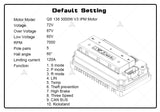 VOTOL Controller EM150-2SP 72V 150A for QS Mid-Drive Motor Hub Motor