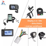 Kunray 6pc/set G51 Display Ebike Scooter Controller for Motor Thumb Throttle 24V-48V 350W 500w  G23 E-Bike Parts Acessories