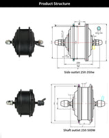 Lvbu amazon hot selling 36v 350w 500w motor e-bike fat tire mountain bike fat bike electric bicycle bike