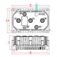 Kelly KLS7230N 30V-72V 270A SINUSOIDAL BRUSHLESS MOTOR CONTROLLER 3000W Electric Motorcycle E-Scooter