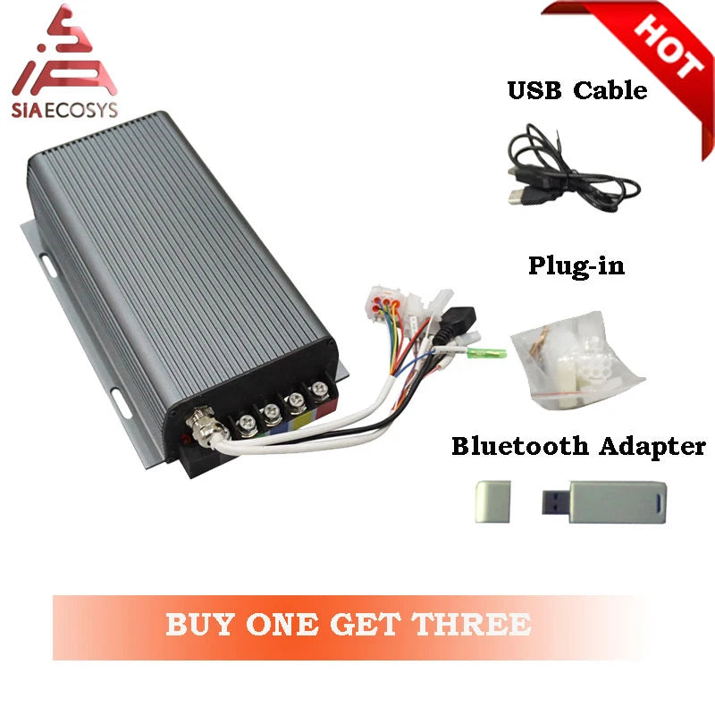 Free shipping Sabvoton SVMC72150 V1 72V 150A 3000W Electric QSMotor Controller with Bluetooth Adapter