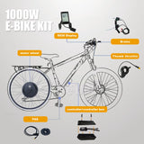 Electric Bicycle 48v 1000w Gearles Hub Motor Waterproof Conversion Kit MTX39 Rim with YF LCD S830 Display bike 1000w