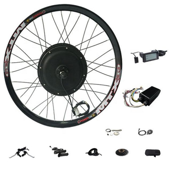 Powerful 2000W Ebike Conversion Kit - MTX39 Rear Wheel Hub Motor with LCD Display and PAS for 16-28 Inch Wheels Ebike Conversion Kit