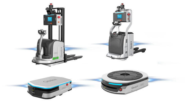 Intelligent Geek+ AGV Robot Self-driving Forklift for Logistics Automation For Factory Warehouse Robot